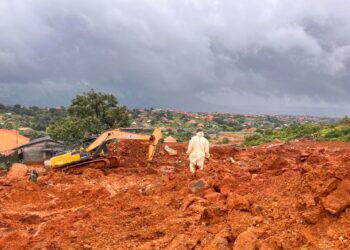Manéah/Coyah : Glissement de terrain meurtrier à Friguiadi, le bilan reste incertain !