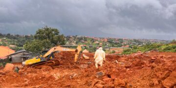 Manéah/Coyah : Glissement de terrain meurtrier à Friguiadi, le bilan reste incertain !